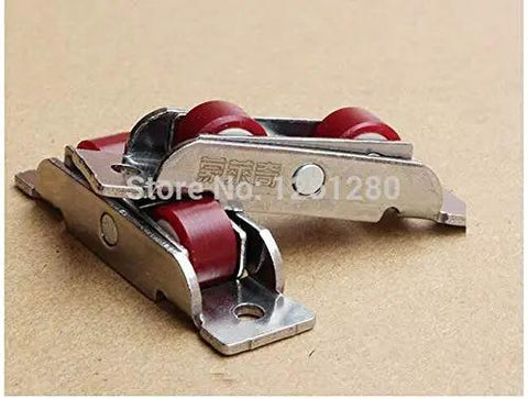 Super Smooth Window Roller And Door Pulley for 88 and 80 type frames, double flat round design, heavy duty 403 stainless steel with nylon rollers.