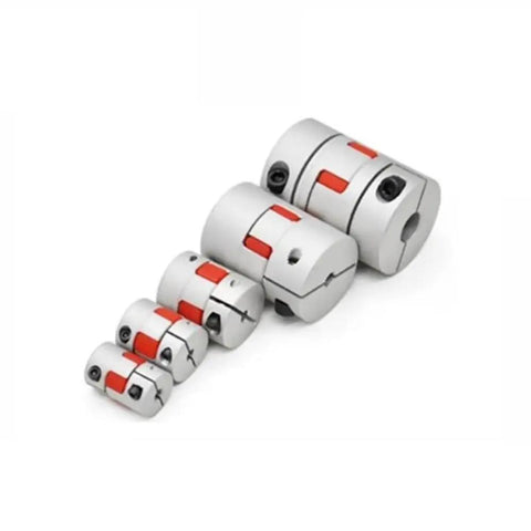 Claw Type Flex Jaw Shaft Coupler For CNC Stepper Servo Motors With Shock Absorber Vibra Damp Grooved Design, 40mm diameter