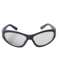 Top Tier Infrared Laser Eye Protection Glasses With OD4 Plus And OD5 Plus Armor, side angle view with clear lenses.