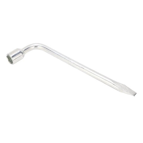 Heavy Duty 19mm L Type Hex Socket Wrench Forged From Hardened Steel With Nonslip Grip for tough auto repairs and mechanics.