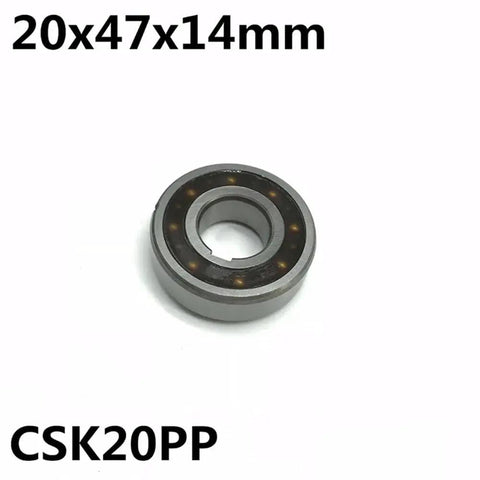 Tough As Nails One Way Sprag Clutch 20X47X14Mm 6204PP Freewheel Backstop Bearing image showing CSK20PP size and design.