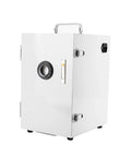 Heavy Duty 550W Dental Lab Dust Extractor With Digital Control Panel and Twin Impeller Pump, white box design.