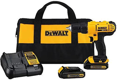 Boot Ready 20V Max Cordless Drill And Driver Combo Kit With 84 Piece Mechanic Tool Set, featuring drill, battery, and case.