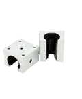 High Precision SBR20UU Linear Guide Rail Kit With Ball Bearing Slider Blocks For 3D Printers And CNC Machines Smooth Low Noise Operation, white metal blocks