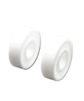 608 Full Ceramic Sealed Ball Bearings 8X22X7 mm ZrO2 Deep Groove Miniature Units, white ceramic with smooth surfaces for power tools.
