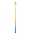 Top Shelf Smoke Detector Removal Wand With Extendable Aluminum Pole For Vaulted Ceilings And Open Stairwells Featuring Fast Snap Adapter and Zero Ladder Hassle, shown vertically.