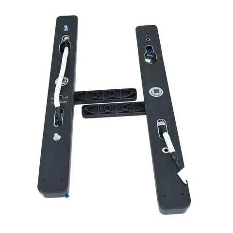 Straight Up Solid Smart Fingerprint Door Lock With Ip65 Waterproof App Control And Illuminated Touchscreen Keypad For Push And Pull Sliding Front Doors Quick Install: interior view showing wiring and components.