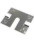 Heavy Duty Solar Panel Grounding Clip And Washer Set With Stainless Steel Mounting Spacer Ground Lug For Photovoltaic Roof And Greenhouse Rail System 50 Pack showing a stainless steel mounting spacer.