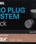 Hella Durable Pro Plug System For Saddled PVC Composite Deck Boards Covers Twenty Five Square Feet With Hideaway Plugs And Scalloped Template Slick Install Top Shelf Outdoor Upgrade, 100 pcs Trex plugs packaging.