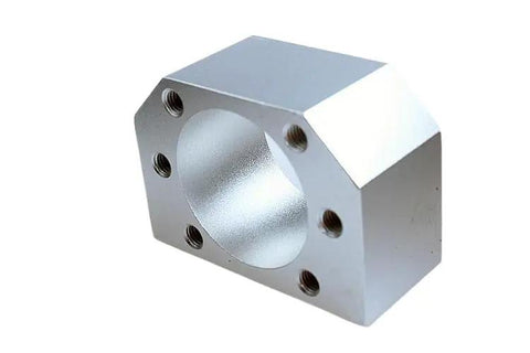 Badass Anti Backlash Ball Nut Housing For R M 2 0 0 5 And R M 2 0 1 0 Linear Motion Screws with precision aluminum design.