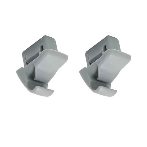 Sun Visor Clip Replacement For Mitsubishi Outlander 2014 To 2020 And ASX 2012 To 2016 Lancer Evo 10 Grey 2 Pack Tough Plastic