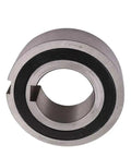 Five Piece Set Of Badass One Way Ball Bearings 12x32x10mm With Keyway Sprag Clutch Backstop Mechanism Heavy Duty Steel Build, close-up view of bearing.