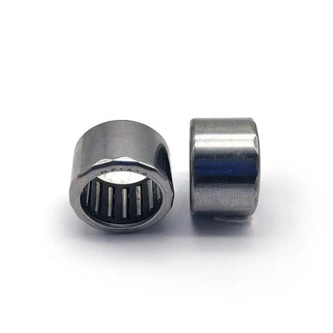 Five Piece HF3520 One Way Wedge Needle Roller Bearing 35x42x20 Mm, showing smooth steel finish and drawn cup design.