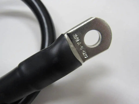 Rock Solid Heavy Duty Battery Cable Big Three Upgrade Harness With Military Grade Terminals close-up of connector end.