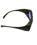Kickass Laser Safety Glasses Optical Density Four Plus For 585 And 595 Nm Pulsed Dye Lasers Clear Polycarbonate Lenses side view design