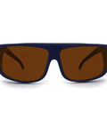 Heavy Duty Laser Safety Glasses Bring Top Shelf OD Four Plus Protection Shields Your Eyes From Blue Green Violet And Red Laser Beams, dark frame, brown lenses.