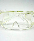 Heavy Duty Co2 Laser Safety Goggles With 10600nm Wavelength And Od5 Plus Optics Featuring Beatup Proof Polycarbonate Lenses And Crisp Clarity For The Daily Grind Crew, clear view with protective features.