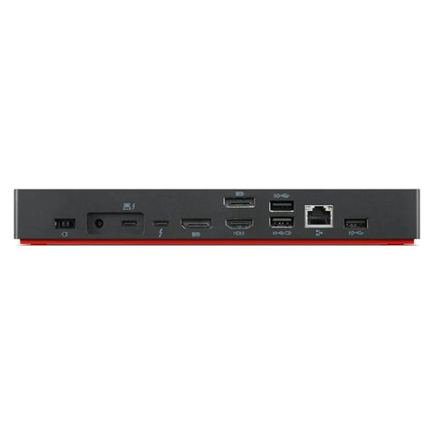 Rock Solid Thunderbolt 4 Dock With 100w Charging And 4k Screen Support Featuring Hdmi USB C And Displayport rear ports for connectivity