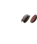 Built Tough Hook Loop Sanding Discs Featuring Premium Aluminium Oxide Paper In 1500 Grit Velcro Backing for smooth finish, showing hooks for attachment.