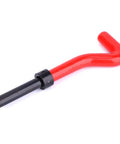 Red handle wrench from M12x1.5 Thread Insert Kit Stainless Steel 17 Piece Set With Drill Bit Tap Wrench Hex Wrench And 12 Inserts