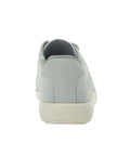 Back view of Womens Dandie Dove Size 9 Medium Dream Fit Knit Leather Shoes With Slip Resistant Sport Rocker PU Sole Knit Lining Removable
