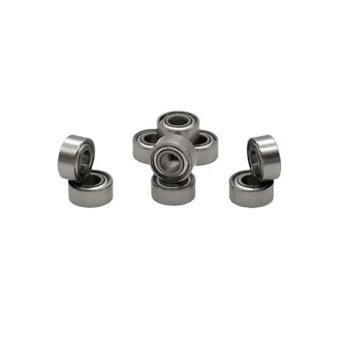 Pro Spec Stainless Steel S683ZZ Deep Groove Ball Bearings 3X7X3 mm showing multiple precision bearings for heavy machinery use.