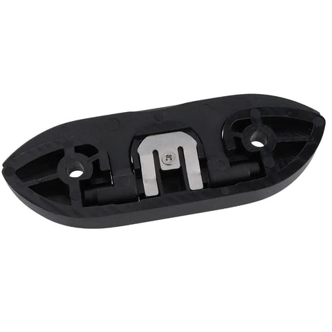 4 Pack 5 Inch Folding Dock Cleat Flip Up Cleat With Long And Short Screws M6 Nylon Black 2 Holes Saltwater Ready Marine Grade Hardware