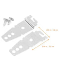 Heavy Duty Iron Dishwasher Mounting Bracket Kit Locks Your Rig Down Tight So You Slide Out Racks With Zero Wobblies with included screws.