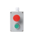 Heavy Duty Explosion Proof Push Button Control Box With Waterproof Junction Enclosure For Industrial Start And Emergency Reset Two Pole 2P Reset ABS Metal Shell