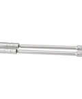 Tough As Nails Extended Spark Socket Wrench Kit For 14Mm And 16Mm Plugs showing two sleek chrome vanadium sockets.