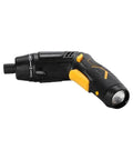 Heavy Duty Brushless Cordless Drill With Hella Powerful Torque For Wood And Metal Includes Full 47 Piece Accessory Set angled view showing ergonomic grip and LED light
