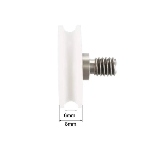 Top Notch Nylon Guide Pulley Wheel And Flat Belt Bearing Rollers For Slick Motion Guide Rail Systems With Low Noise Precision Design and durability.