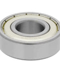100 Pack Stainless Steel Deep Groove Ball Bearings 17mm Id by 40mm Od by 12mm W double shielded bearing close-up view.