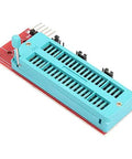 Universal Programmer Emulator Kit For PC With Kit2 Kit3 Debugger Offline Batch Programming shown with adapter on red board