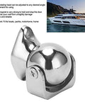 Premium Super Heavy Duty Marine Magnetic Door Catch With Bulletproof 316 Stainless Steel Anti Slam Lock, adjustable angle for boats.