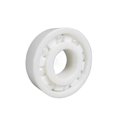 Heavy Duty Ball Bearing 5 Pack For Motors And Mowers precision ground white plastic bearing for smooth quiet spinning.