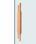 Modern Wooden Door Handle Set Push Pull For Entry Doors Back To Back Grip Natural Finish For Glass And Sliding Doors Easy Install With Hardware Included 59 Inch 150 Cm Built To Last