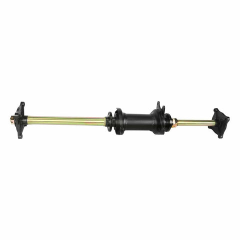 32 Inch Rear Axle Complete Assembly Kit With Four Stud Carrier Wheel Hub For GY6 125cc 150cc ATV Quad Buggy Go Kart Direct Replacement Ready To Roll Sprocket Not Included And Easy Install