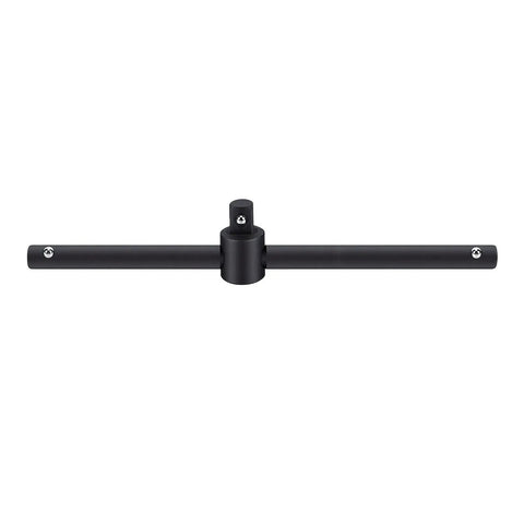 Heavy Duty T Handle Socket Wrench With Sliding Adjustable Chrome Molybdenum Steel Build Crafted Damn Tough for high torque tasks.