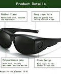 Lightweight Welding Safety Glasses Featuring Dang Tough IR5 Lenses That Block 99 Percent UV Rays While Delivering Ridiculously Comfortable Fit For Daily Torch Cutting And Soldering Tasks, with rubber frame and polycarbonate lens.