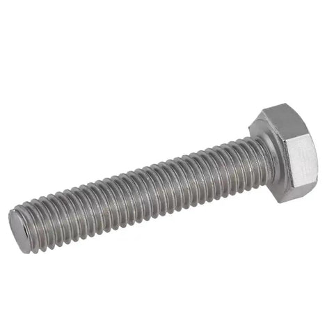 Heavy Duty Titanium Gr2 Hex Head Cap Screws DIN933 Metric Fasteners, gray finish, suitable for auto and boat builds.