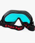 Pro Grade Wide Spectrum Laser Safety Glasses Featuring Rock Solid Optical Density Filtration For Total Uv And Visible Light Studio Workshop Eye Protection Gear with tinted lenses and adjustable strap.