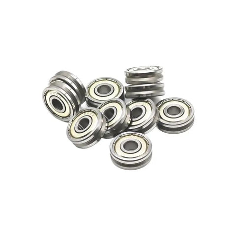 10 Pack Tough As Nails V Groove Pulley Wheels With ABEC 7 Precision Ball Bearings 5X16X5 mm build made from quality bearing steel.