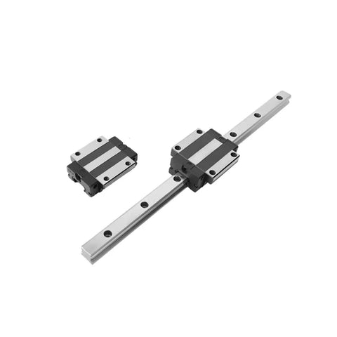 HSR45 HGR45 45MM Square Linear Guide Rail 64.57 Inches 1640MM With 2CA Bearing Slides showing rail and blocks for CNC router.