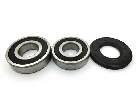 Premium Heavy Duty Washer Tub Bearings And Seal Kit Replacement For Top Load Washers, 2 metal bearings and 1 rubber seal.