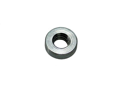 Snap Fit Round Captive Nut Self Clinching Fastener Featuring 8 32 Thread And Zinc Plated Steel crafted for thin panels up to .056 Inch thick.