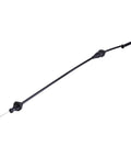 Beefy 21 Inch Throttle Cable Replacing 336969 for Chevelle El Camino And Monte Carlo shows black steel cable for precise control.