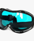 Pro Grade Wide Spectrum Laser Safety Glasses Featuring Rock Solid Optical Density Filtration For Total Uv And Visible Light Studio Workshop Eye Protection Gear with tinted lenses and robust frame.