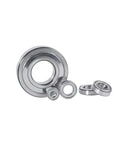 Pair Of V U Groove Track Roller Bearings With 2RS Double Seals That Run Slick And Hold Tight Like A Rock Precision Fit, 4X18X78 size.