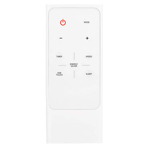 Premium Replacement Remote Control For Window Air Conditioners With Wall Mount Bracket Easy Peasy Setup No Sweat Operation Sweet Cooling For CAC10000W WAC8001W WAC18001W And WAC12001W Models, front view showing buttons.